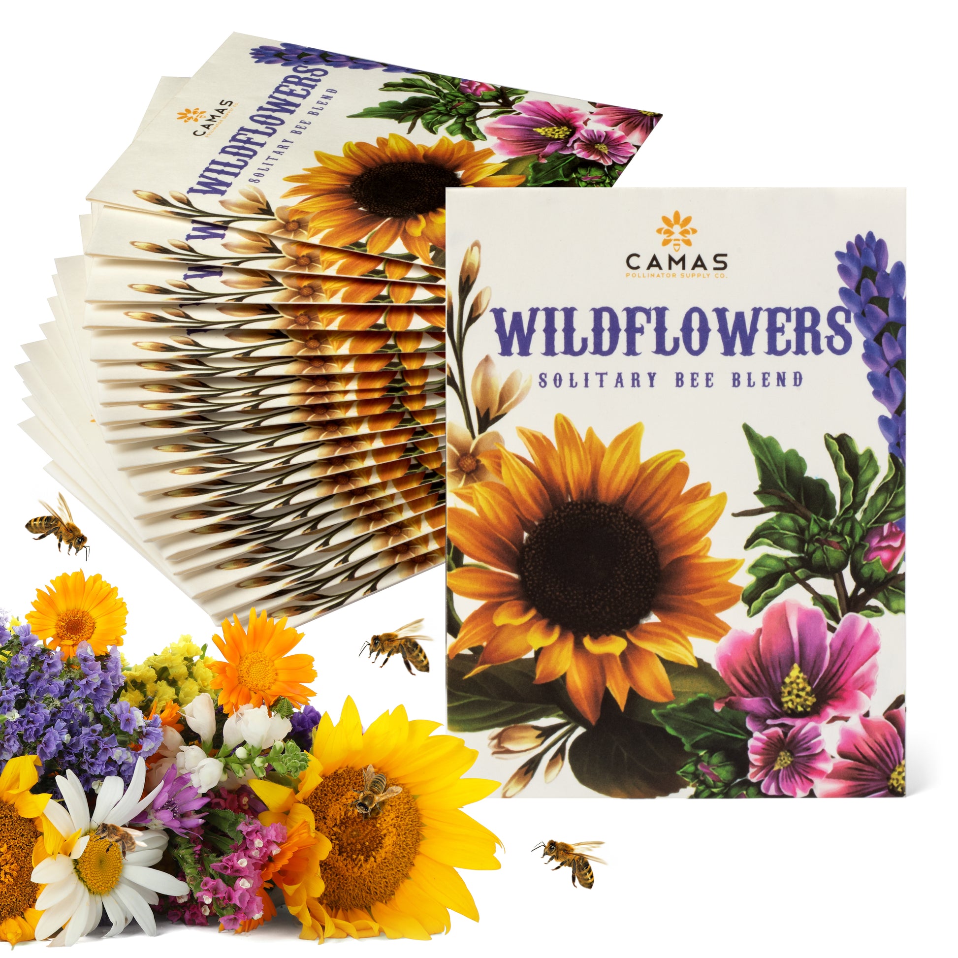 wildflower seed packets Camas- Pollinator Wildflower Seed Packets